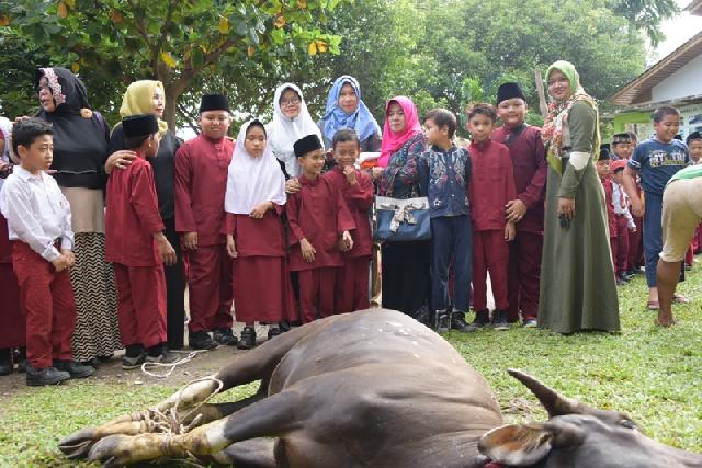 SDN I Bengkalis Tumbuhkan Semangat Berbagai
