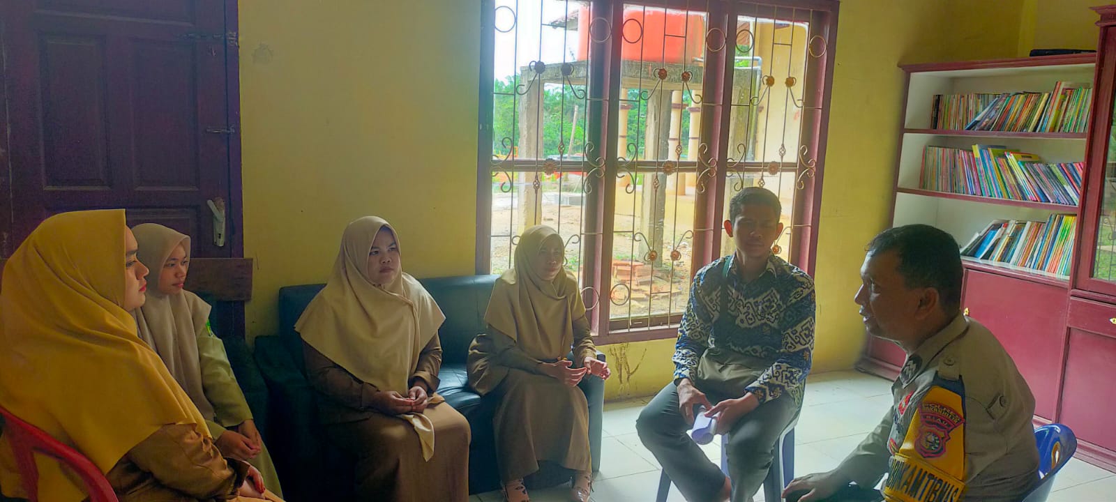 Polsek Bangko Pusako Gelar Kegiatan Cooling System Pasca Pemilu Damai 2024