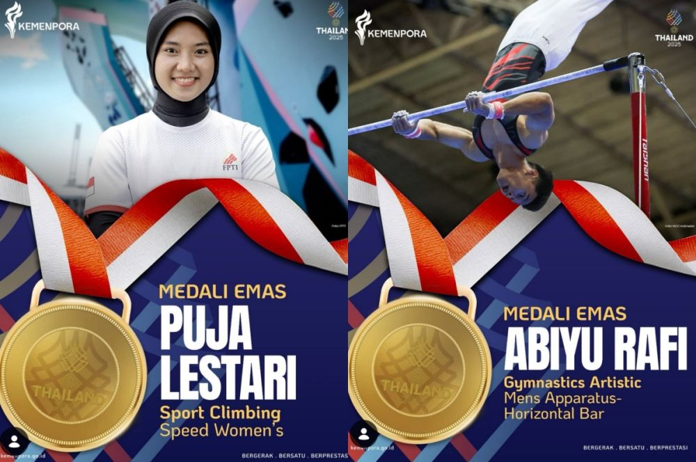 Membanggakan, Dua Atlet Riau Sumbang Emas untuk Indonesia di SEA Games Thailand 2025