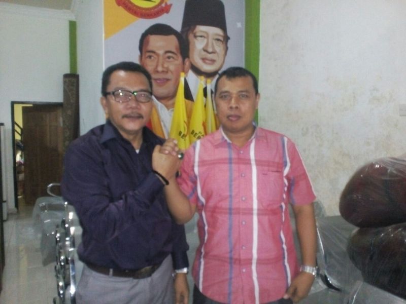 Dua Ketua Parpol Baru Di Inhil Ketemuan, Sharing Tentang Pilkada 2018