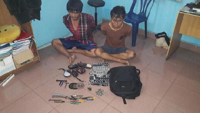 Berikut Daftar TKP Curanmor Tersangka Ipin dan Aheng di Pekanbaru