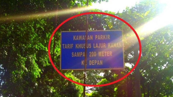 Begini Kawasan Parkir Tarif Khusus di Bogor