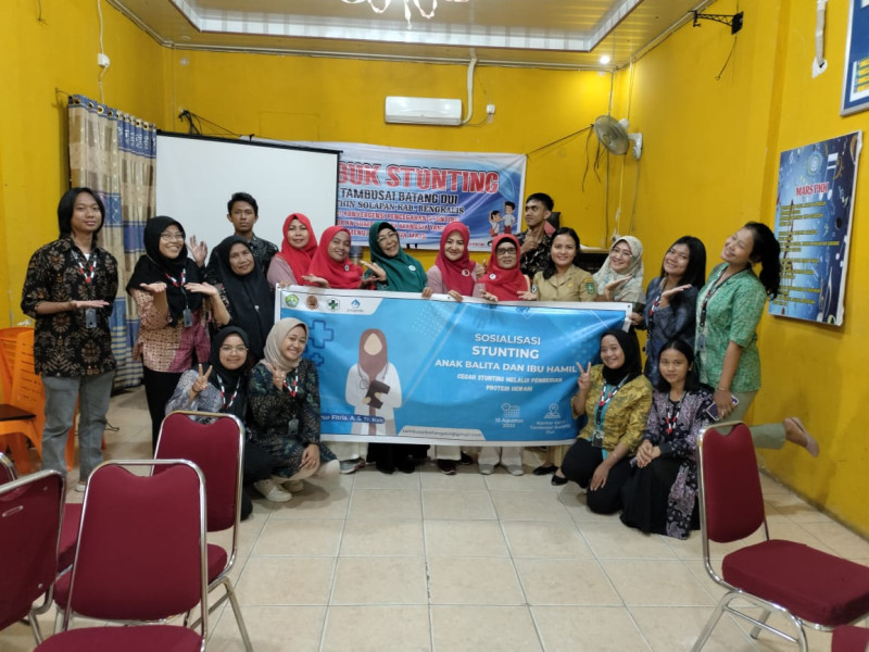 Mahasiswa KUKERTA UNRI Adakan Sosialisasi Stunting Anak Balita dan Ibu Hamil di Desa Tambusai Batang Dui