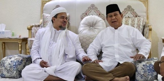 Duh! Prabowo Ingkari Janji Jemput Habib Rizieq