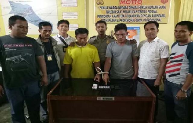 Pengedar Shabu-shabu Asal Pekanbaru bersama Warga Kuok Diringkus Polisi