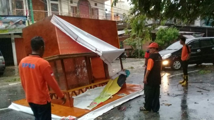 Angin Kencang di Bangkinang Ternyata Puting Beliung, Ini Kerusakan yang Ditimbulkan