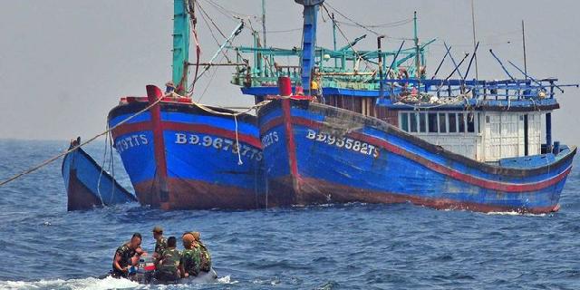 Curi Ikan di Indonesia, 8 Kapal dan 53 ABK Asal Vietnam Diciduk