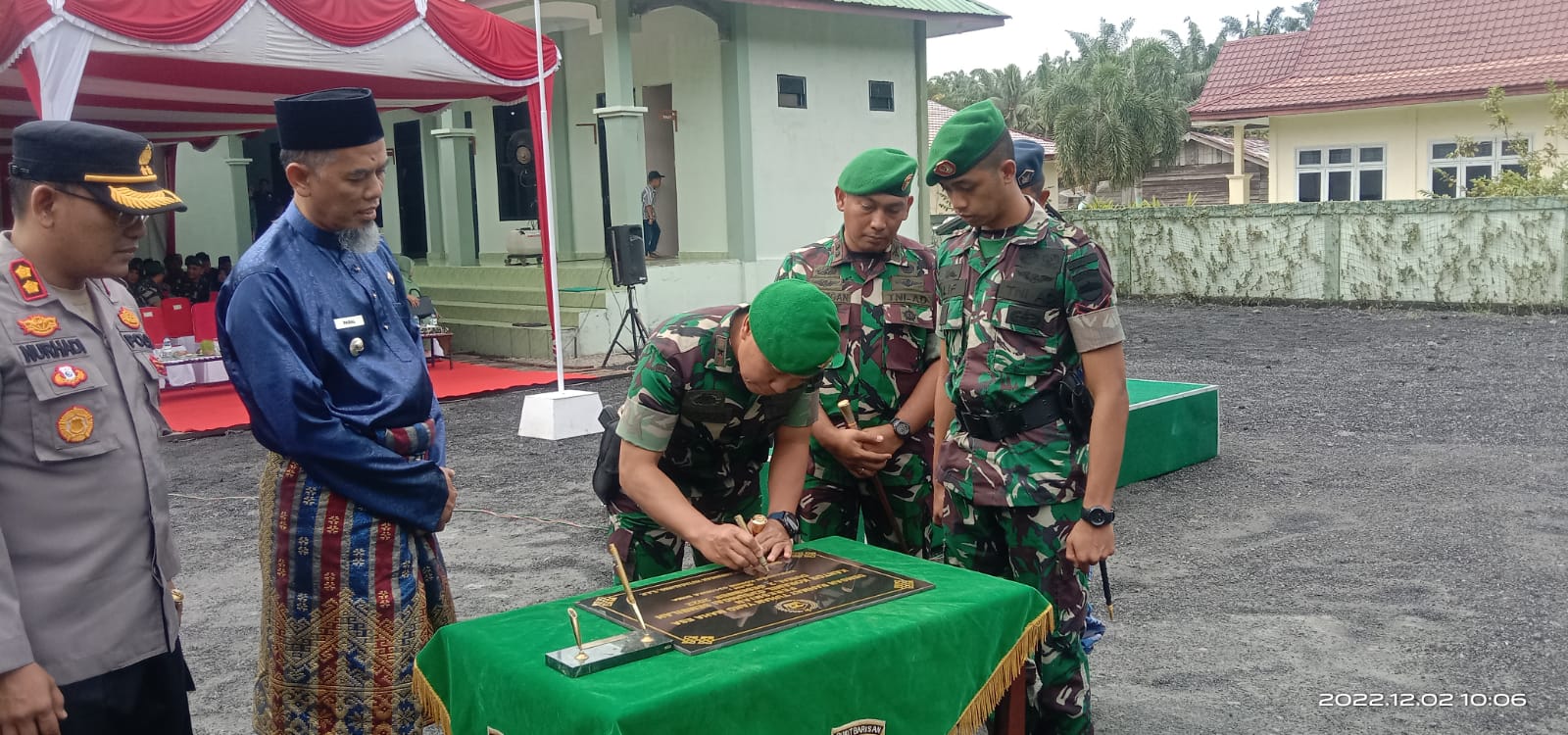 Harapkan Kinerja Lebih Optimal, Danrem 031 Wirabima Resmikan Koramil 03/Sungai Sembilan Kota Dumai