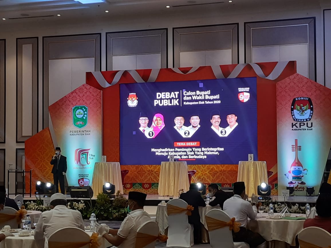 Pasangan Pertahana Alfedri-Husni: Kita Inginkan Debat Ini Sarana Pendidikan Politik Untuk Masyarakat Siak