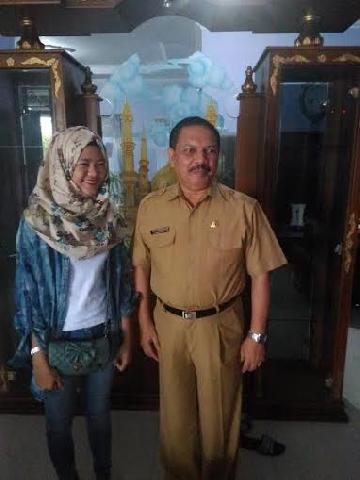 Penerima Beasiswa Jepang Temui Pemkab Inhil