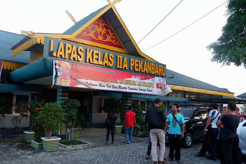 Breaking News, Dua Napi Lapas Pekanbaru Kabur, Petugas Ditodong Dengan Senjata