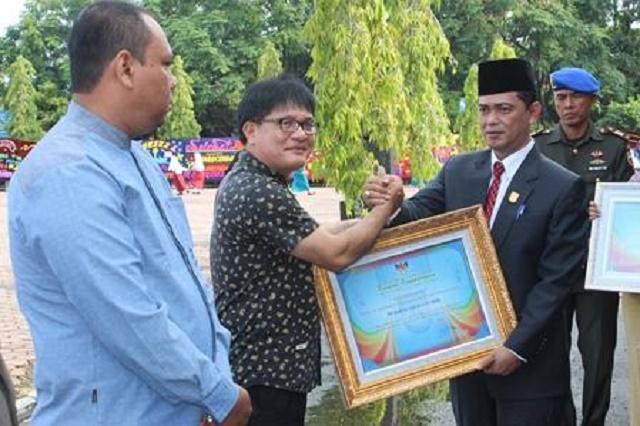 Ketua DPRD Bertindak Sebagai Inspektur Upacara Hardiknas di Dumai