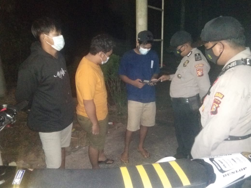 Guna Keamanan Wilayah, Polsek Kerumutan Lakukan Patroli C3