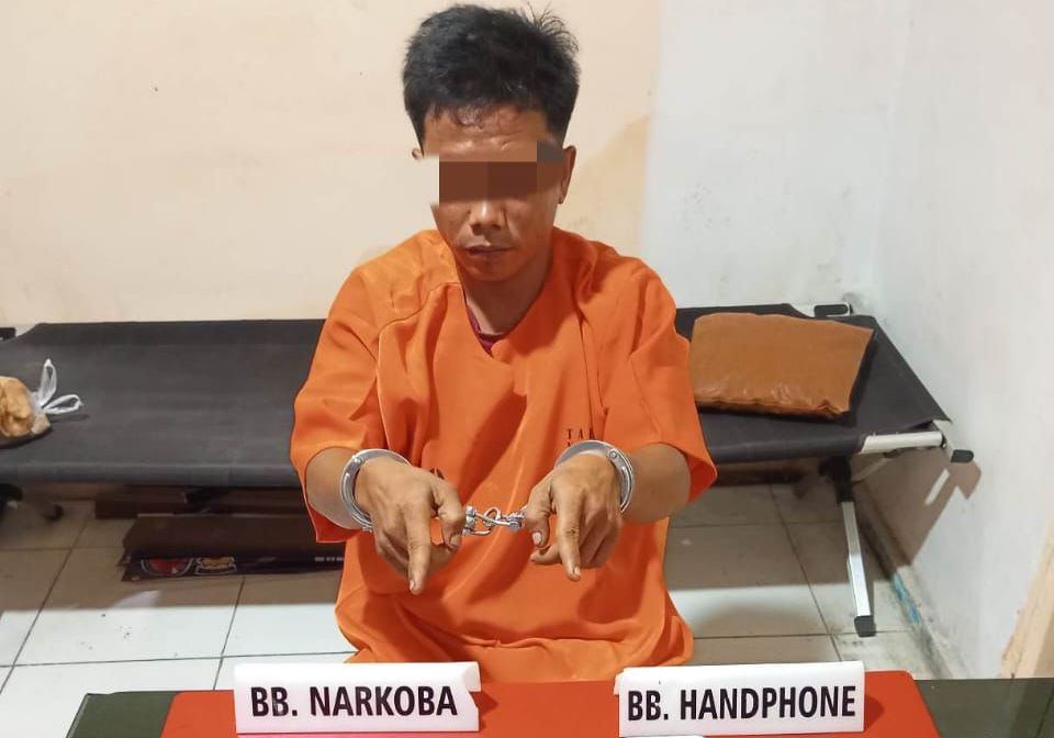 Polres Kampar Tangkap Pengedar Sabu di Los Pasar Tapung, 19 Paket Siap Edar Diamankan