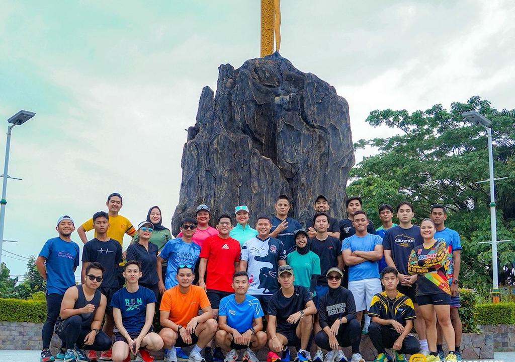 Dispora Ajak Komunitas Lari Pekanbaru Bersemangat untuk Gaya Hidup Sehat