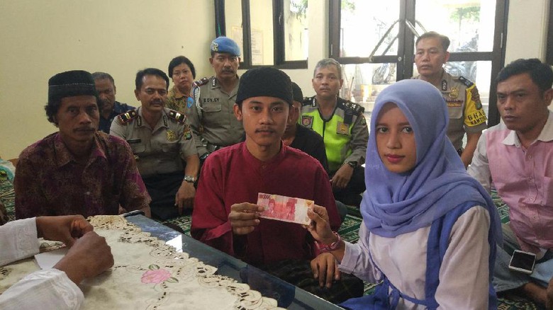 Kisah Tahanan Pencuri Kabel Menikah dengan Mahar Rp 100 Ribu