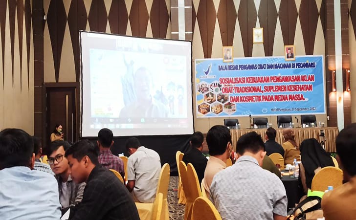 BBPOM Pekanbaru Ajak Media Massa Awasi Iklan, Suplemen dan Kosmetika