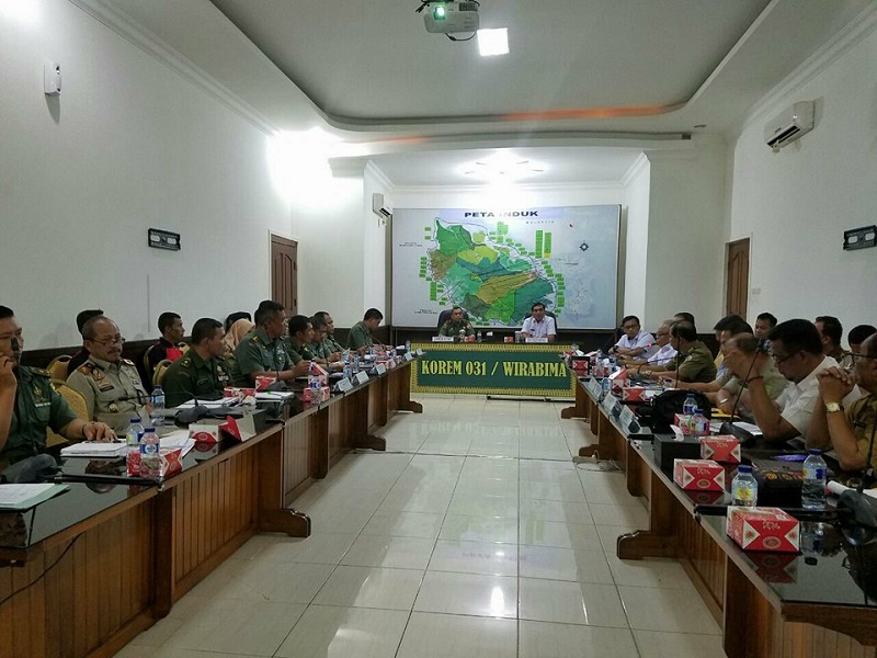 Tim Setjen Wantannas Ambil Informasi dan Data Kasus Karlahut di Riau