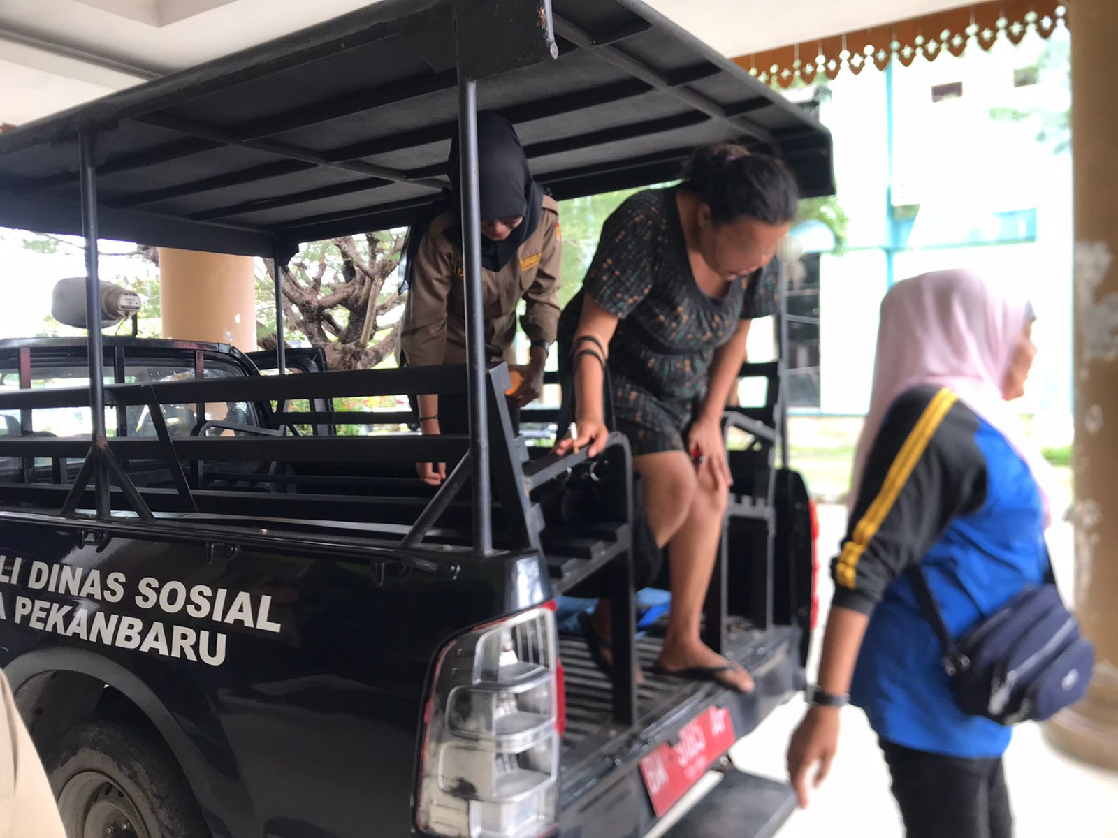 Curi Kotak Amal, Terduga ODGJ Diamankan Dinsos Pekanbaru