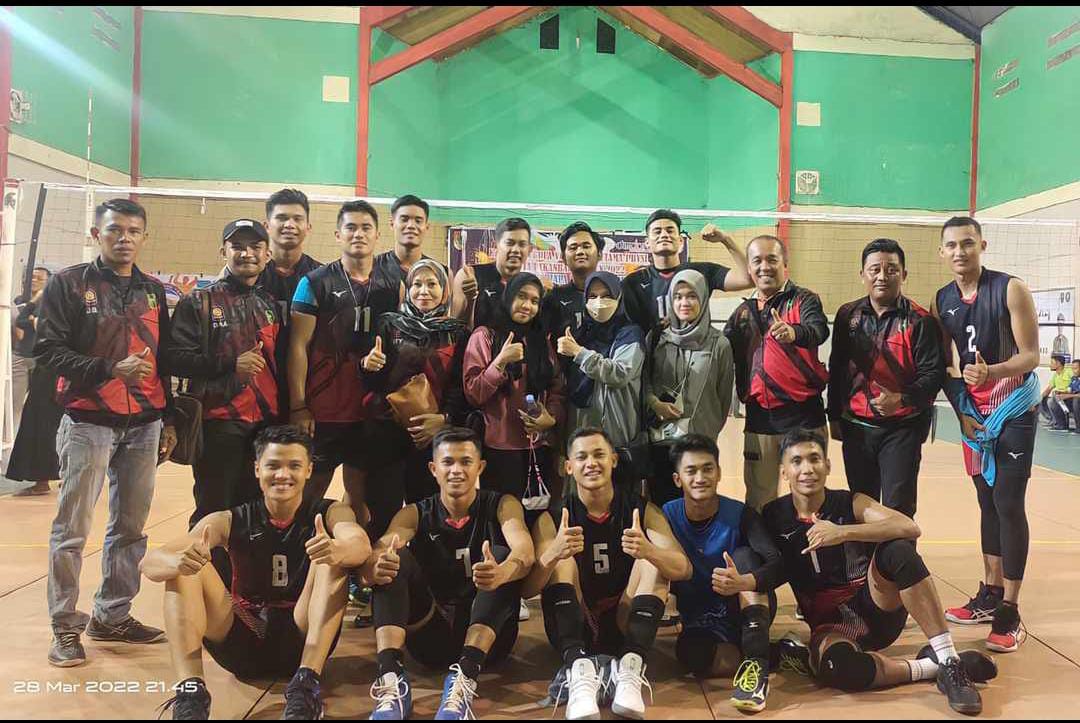 Tim Voly Satpol PP Riau Melaju ke Babak Final PBVSI 2022