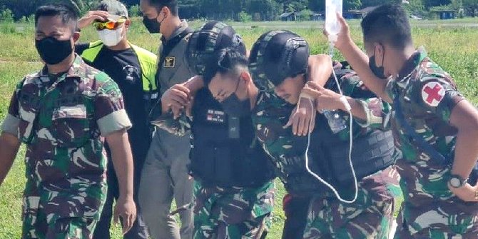 Duh! Pos Marinir di Kenyam Ditembaki KKB Papua dari Tiga Arah