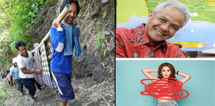 Warganya Ditandu ke RS, Ganjar Pranowo Diminta Kurangi Nonton Bokep