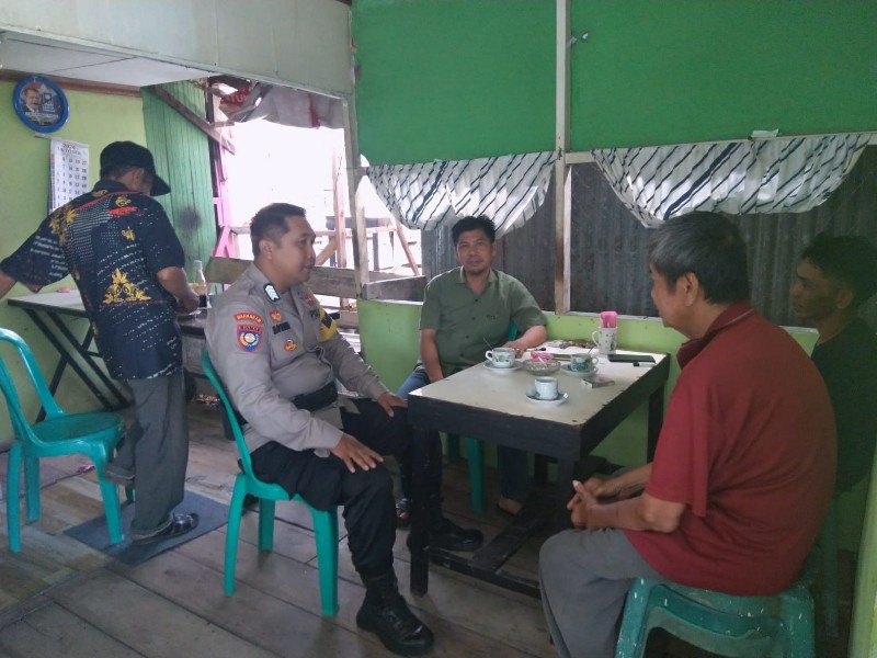 Polsek Batang Tuaka Gelar Cooling System untuk Jalin Silaturahmi dengan Masyarakat