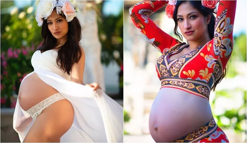 Pesona Rahma Azhari Hamil Besar