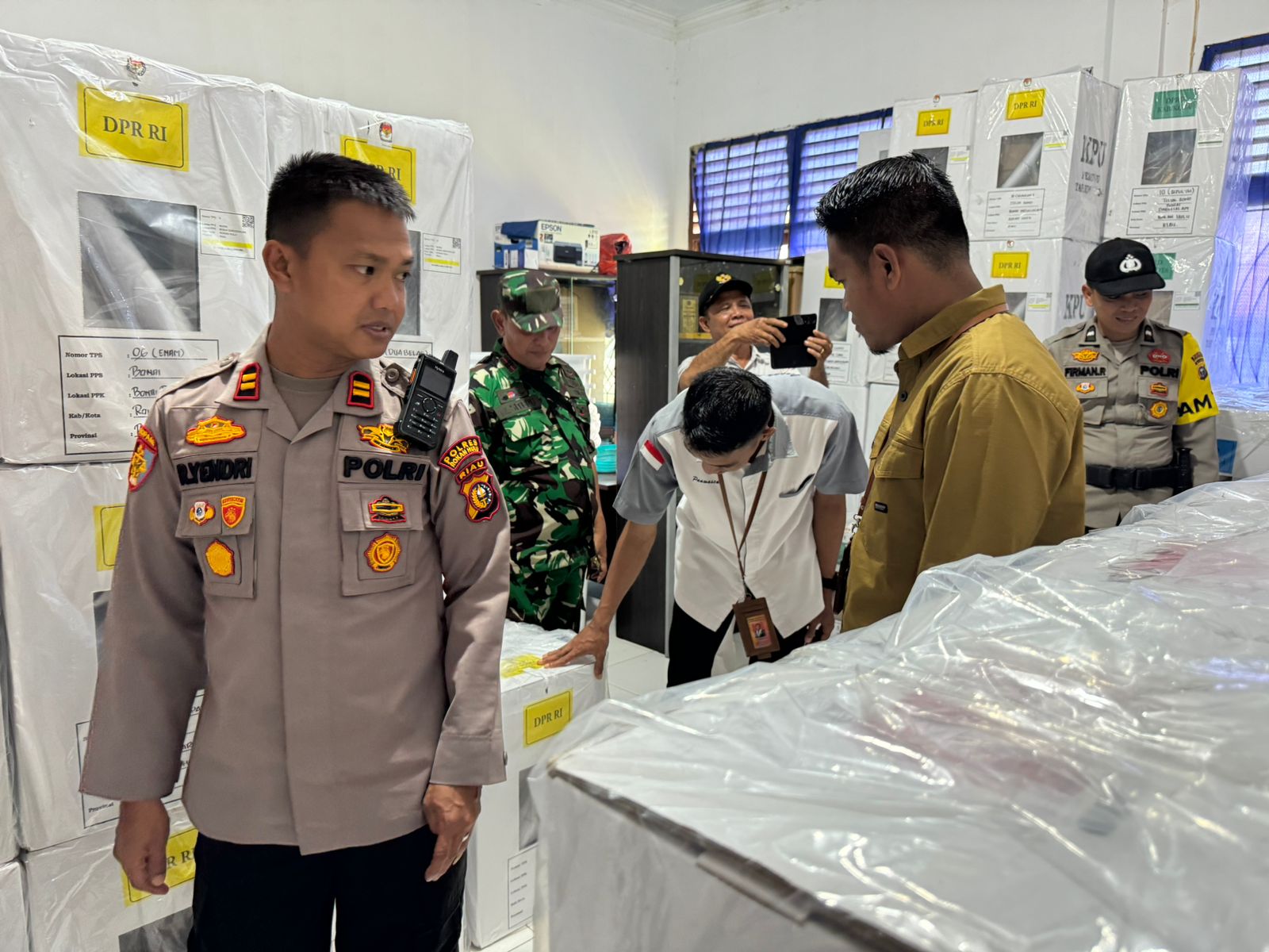 AKBP Budi Pastikan Logistik Pemilu 2024 di PPK Aman