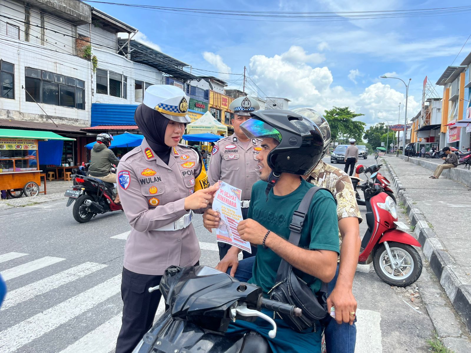 Satlantas Polres Kampar Edukasi Masyarakat, Operasi Zebra Humanis Jadi Kunci Keselamatan