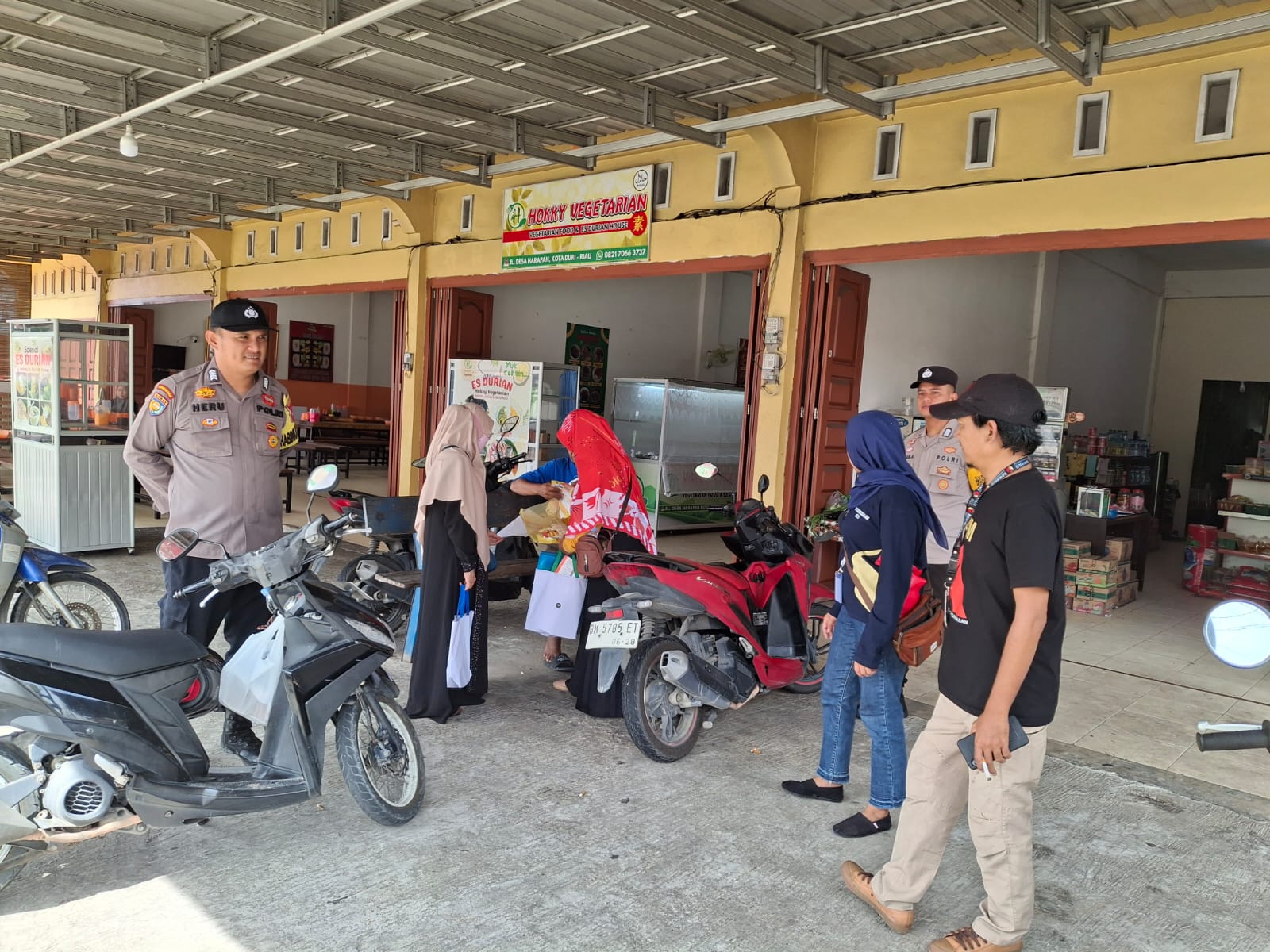 Polsek Mandau dan Panwascam Gelar Sosialisasi Pilkada Damai 2024