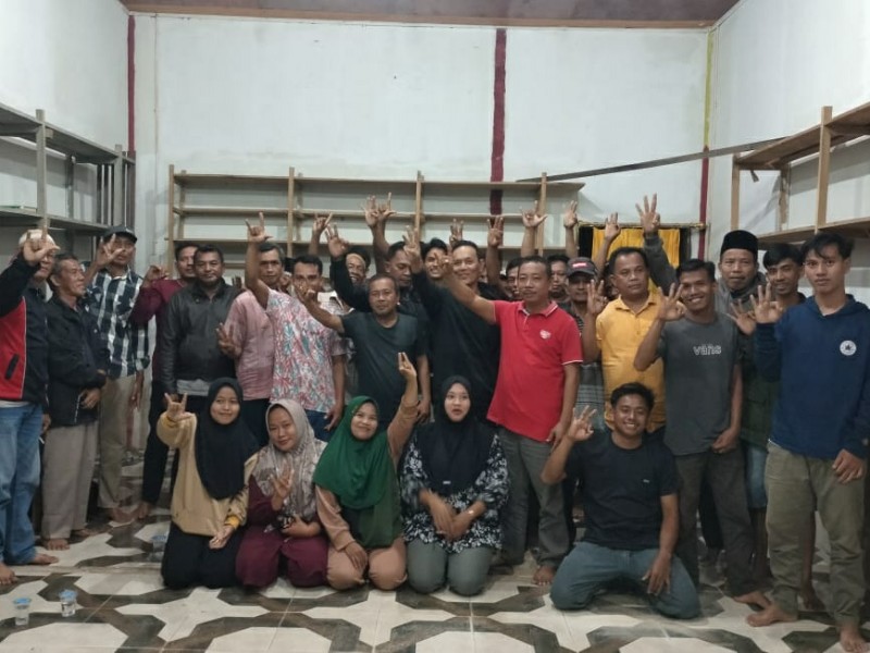 Tim Pemenangan Halim-Sardiono Kecamatan Inuman Gencarkan Kekuatan Hingga ke Tingkat RT/RW