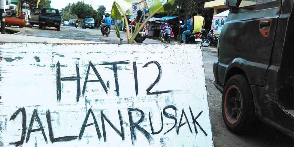 Dinas PUPR Catat 38 Persen Jalan di Pekanbaru Dalam Keadaan Rusak
