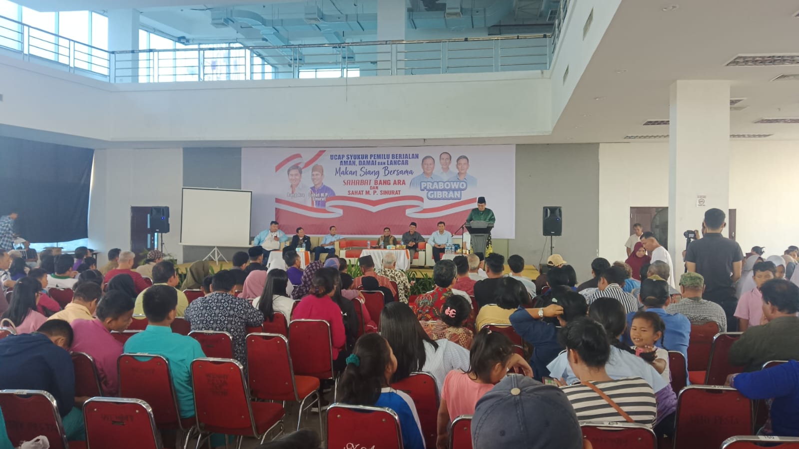 Sahabat Bang Ara dan Sahat Sinurat Gelar Syukuran Pemilu Damai di Pekanbaru