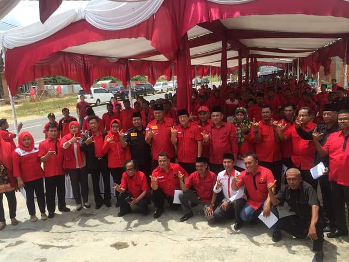 Buka Rakercabsus di Kuansing, Ketua DPD PDIP Riau Himbau Kader Jangan Salah Niat