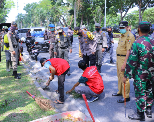 Sanksi Diberlakukan, Belasan Warga Terjaring tak Gunakan Masker