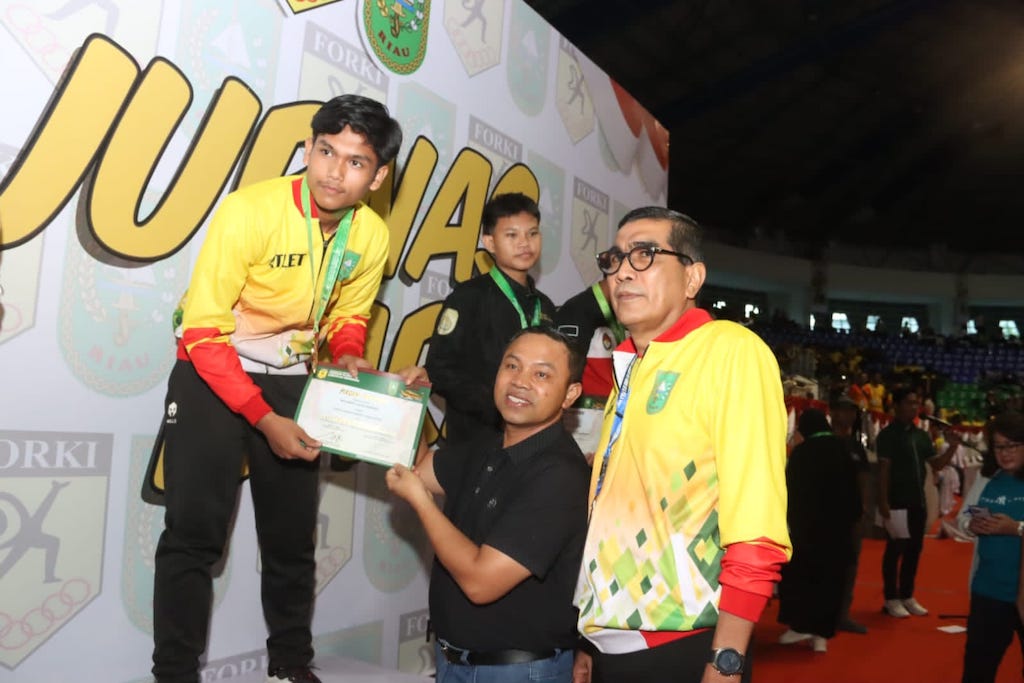 Riau Sukses Gelar Kejurnas FORKI 2025, Gubri Abdul Wahid Beri Apresiasi