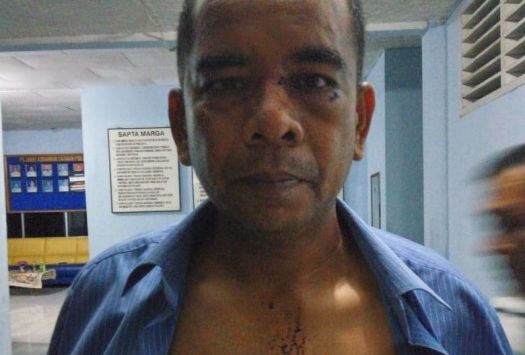 Waduh! Anggota TNI AU Dihajar Tukang Servis PS Pakai Tongkat Baseball