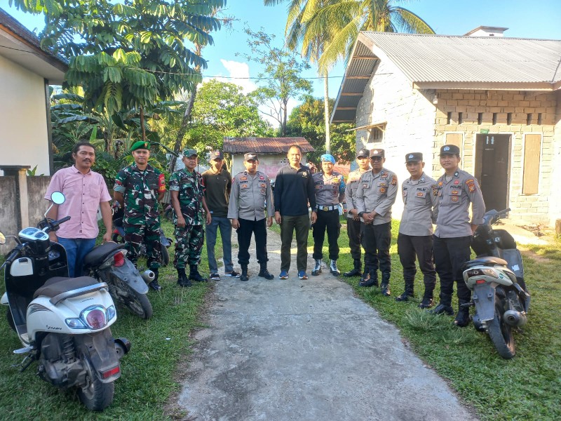 Polsek Benai Amankan Kampanye Dialogis Paslon Cabup-Cawabup di Desa Siberakun untuk Pilkada Kuansing 2024