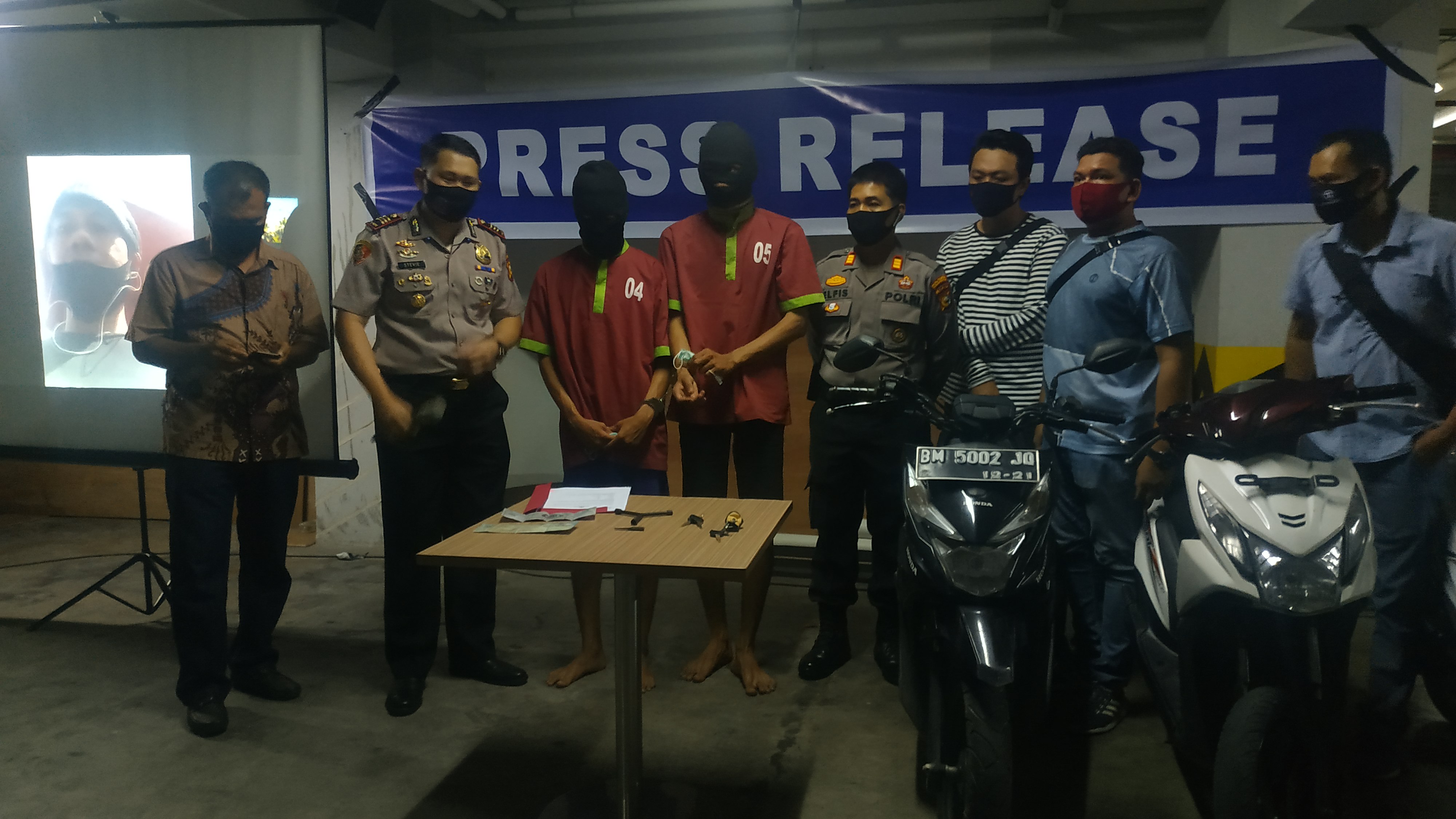 Atlit Muay Thai di Pekanbaru ini Nekat Curi Motor Gunakan Cairan Kimia
