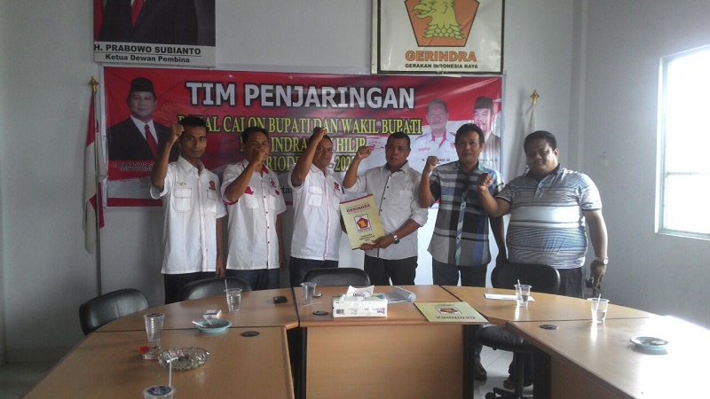 Julak Aqil Daftar Penjaringan Balon Bupati Partai Gerindra
