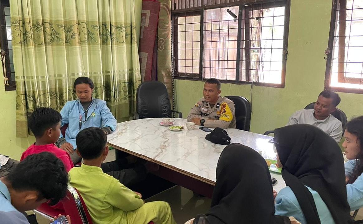 Polsek Bungaraya Gelar Sosialisasi untuk Antisipasi Gangguan Keamanan Jelang Pilkada