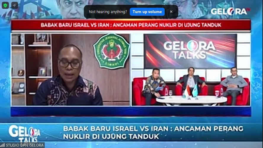 Partai Gelora: Perang Nuklir Israel-Iran Kemungkinan Kecil Terjadi