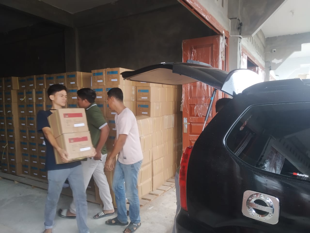 Polres Kuansing Lakukan Pengamanan Pengambilan Surat Suara