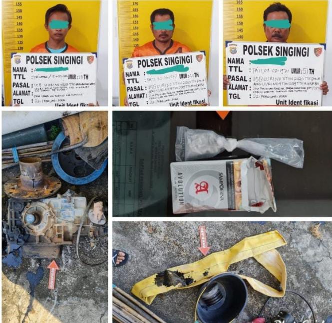 Pelaku PETI di Kuansing Digulung