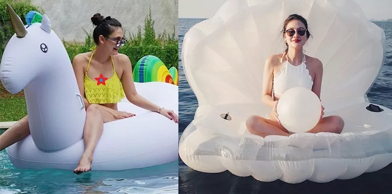 Penampilan Luna Maya Pakai Swimsuit yang Bikin Gagal Fokus