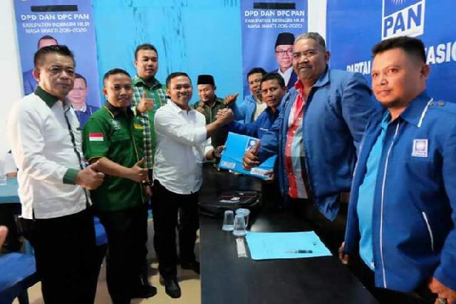 Abdul Wahid Mendaftar di Penjaringan Bakal Calon Bupati Partai NasDem dan PAN Inhil