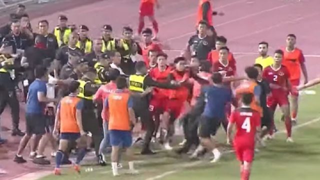 Kronologi Adu Jotos Pemain dan Ofisial Indonesia vs Thailand