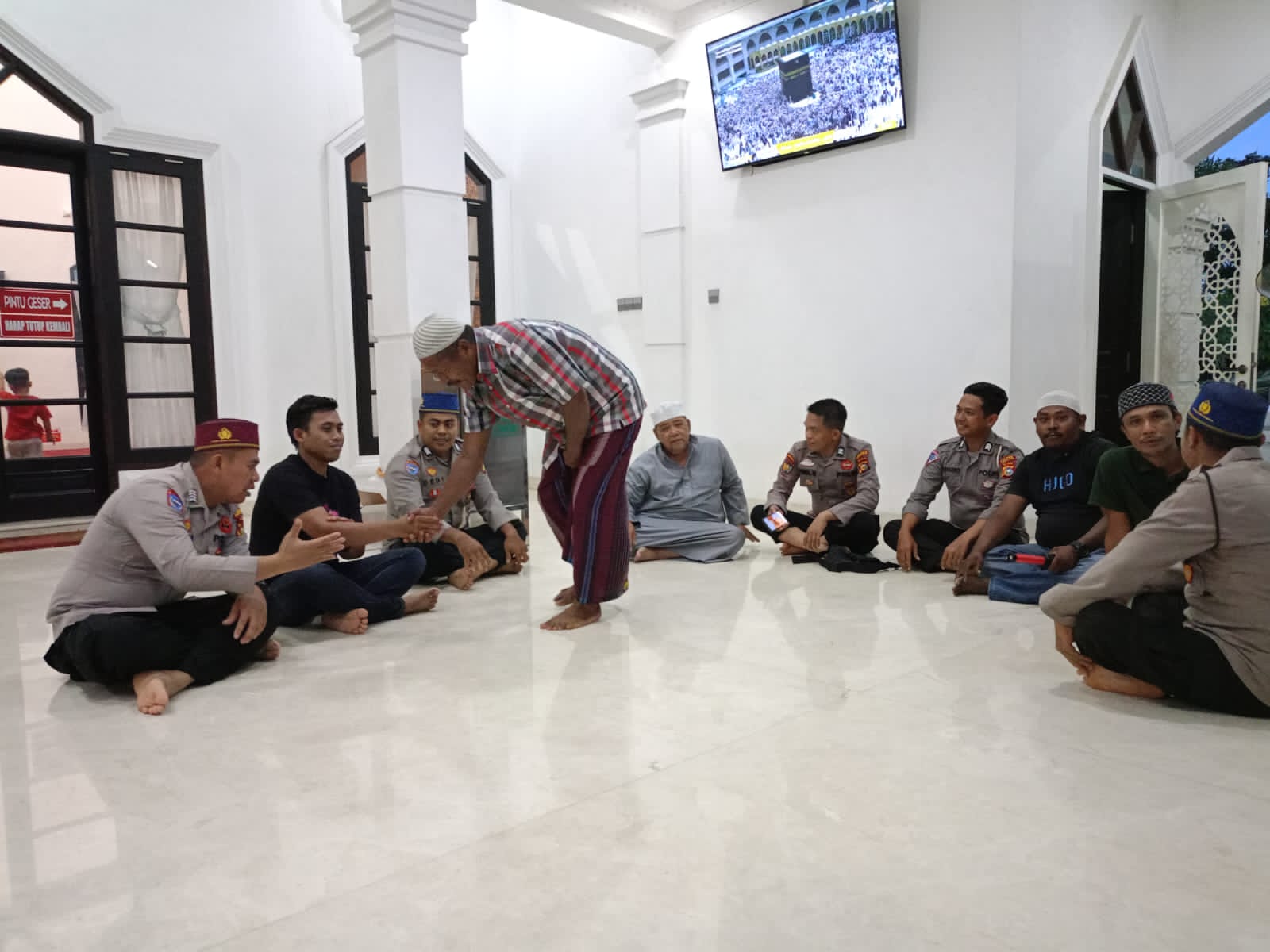 Polsek Bagan Sinembah Imbau Warga Aktifkan Siskamling Jelang Pemilu