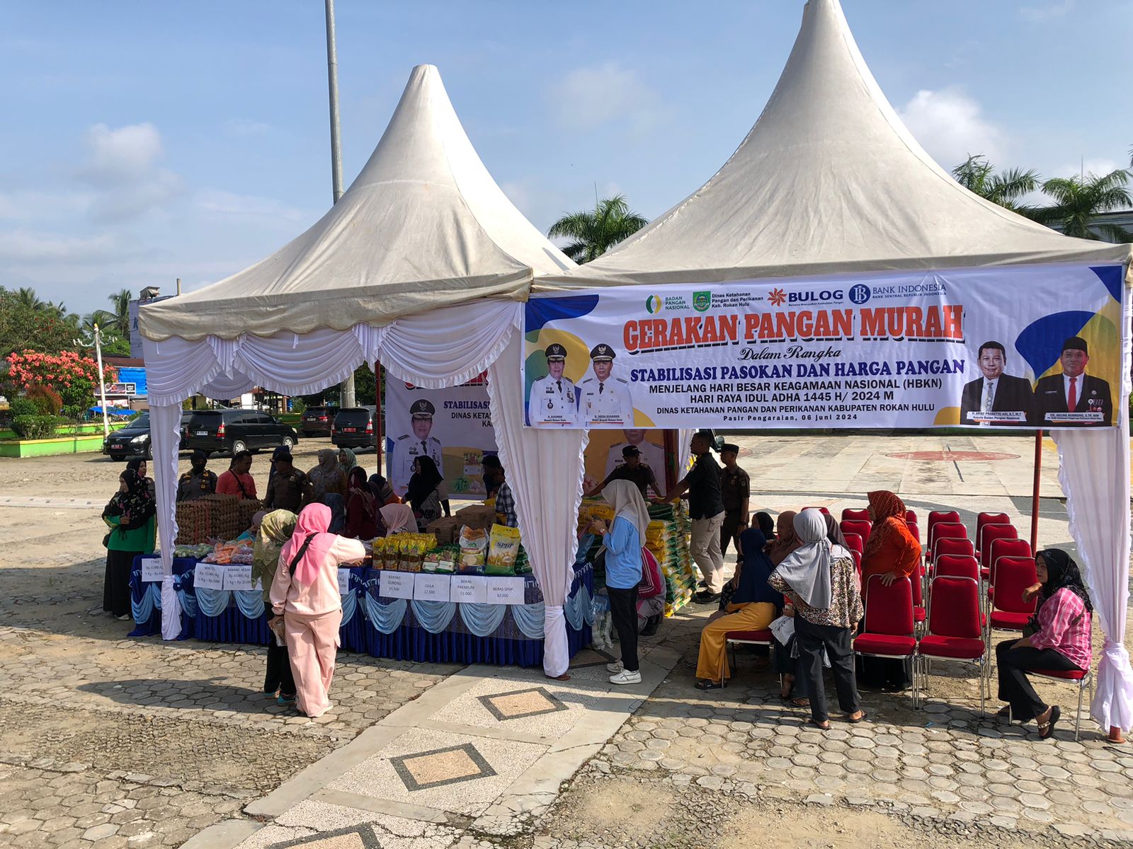 Pemerintah Daerah Rohul Gelar Gerakan Pangan Murah untuk Meringankan Dampak Inflasi